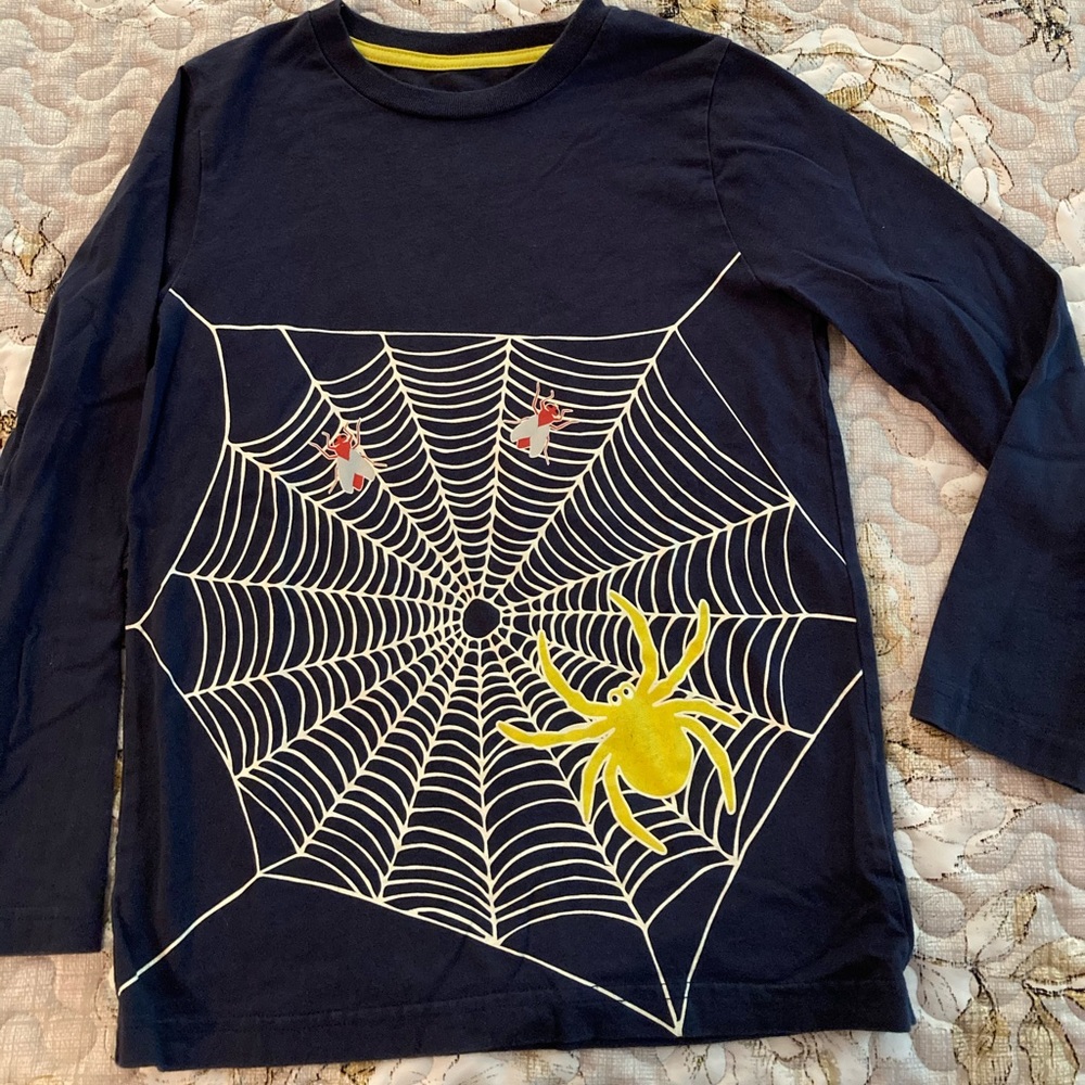 Boden size 7/8 spider shirt